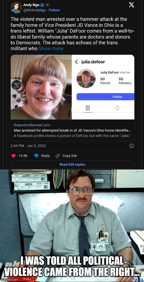 trantifa strikes again | I WAS TOLD ALL POLITICAL VIOLENCE CAME FROM THE RIGHT... | image tagged in memes,i was told there would be,political meme,transgender | made w/ Imgflip meme maker