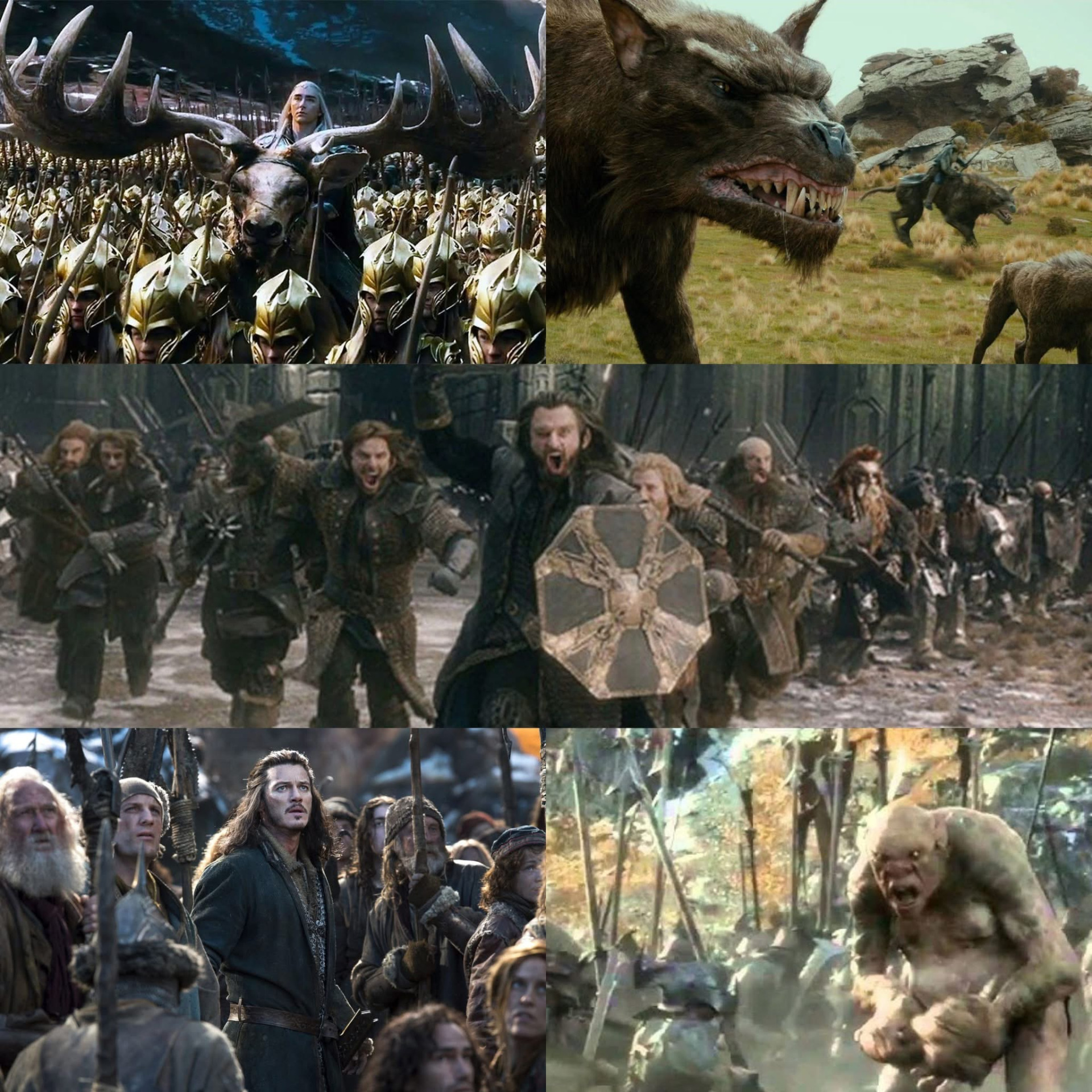Battle of the 5 Armies Blank Meme Template
