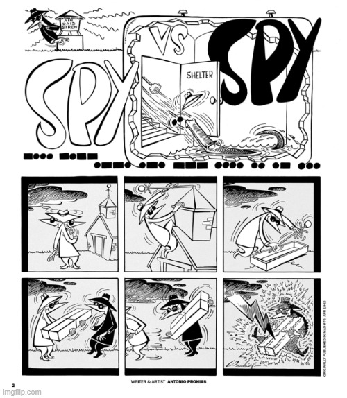 image tagged in spy vs spy,thunderstorm,lighting,rod,lightning rod,present | made w/ Imgflip meme maker