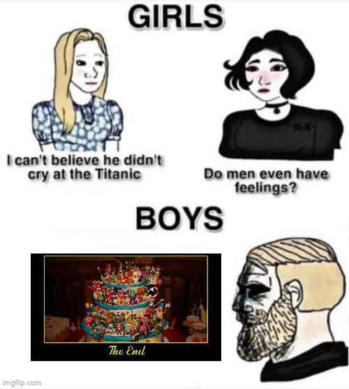 Stay well, you absolute legend | image tagged in do men even have feelings,smg4 | made w/ Imgflip meme maker