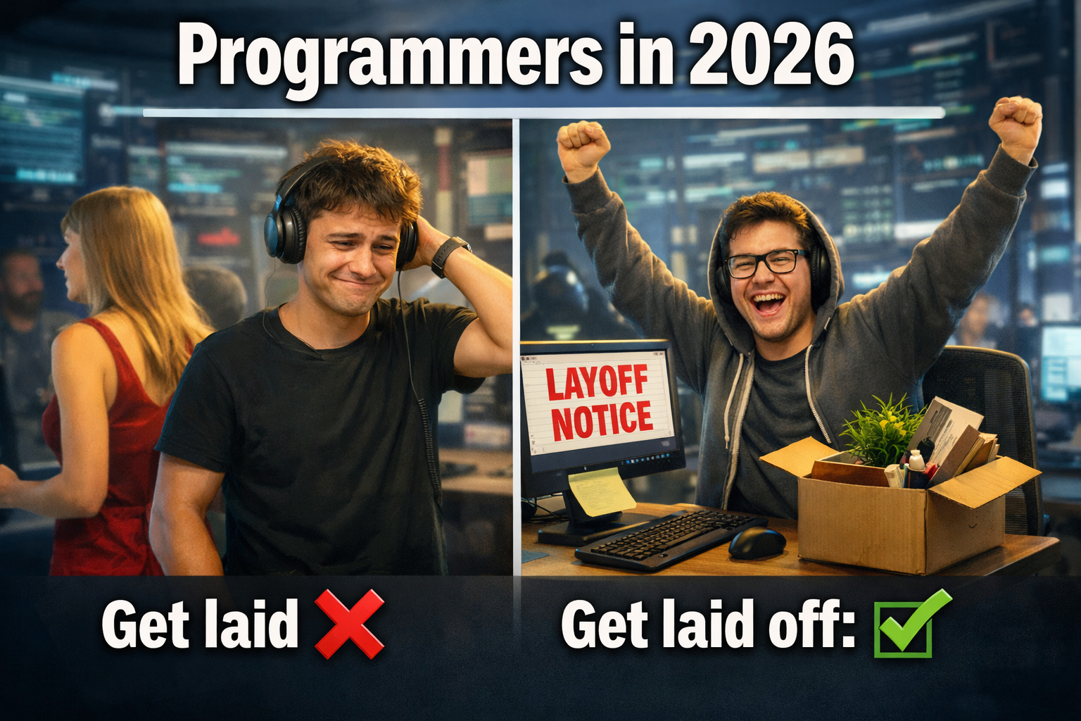 Programmers in 2026 Blank Meme Template