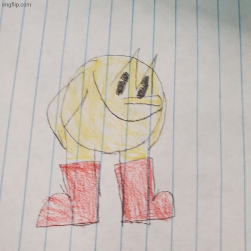 Have a completely normal drawing of Pac-Man | made w/ Imgflip meme maker