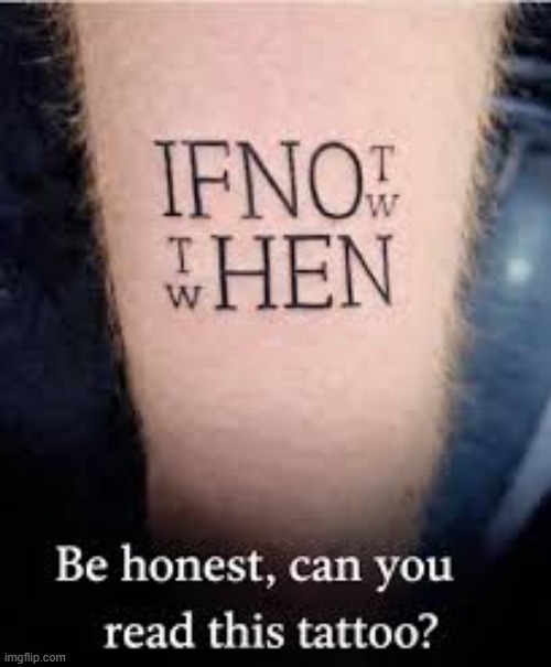 Seriously. Can you? It's so easy, I got it immediately. Send in the comments if you can! | image tagged in tattoos,totally didnt copy this from facebook,literally listening to halo music rn | made w/ Imgflip meme maker