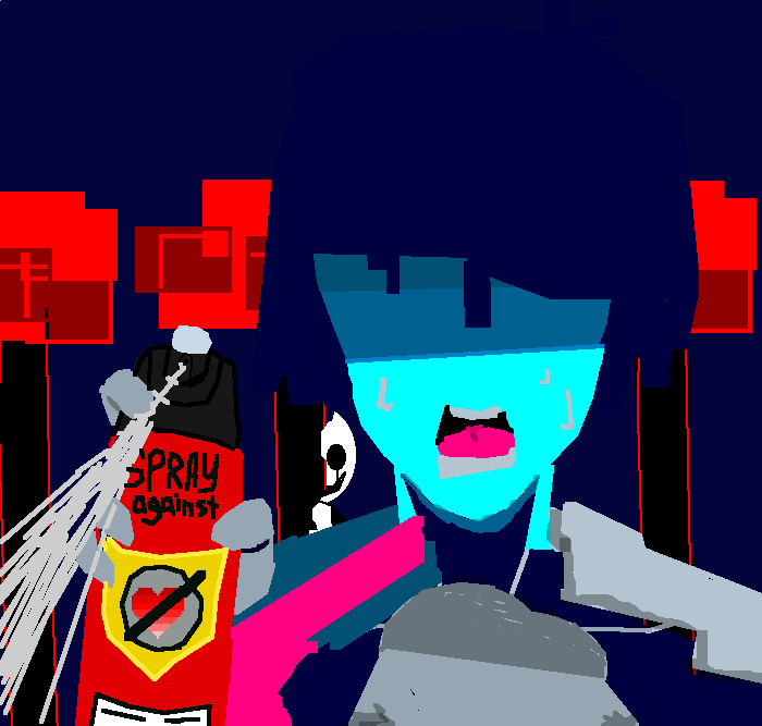 Kris spray Blank Meme Template