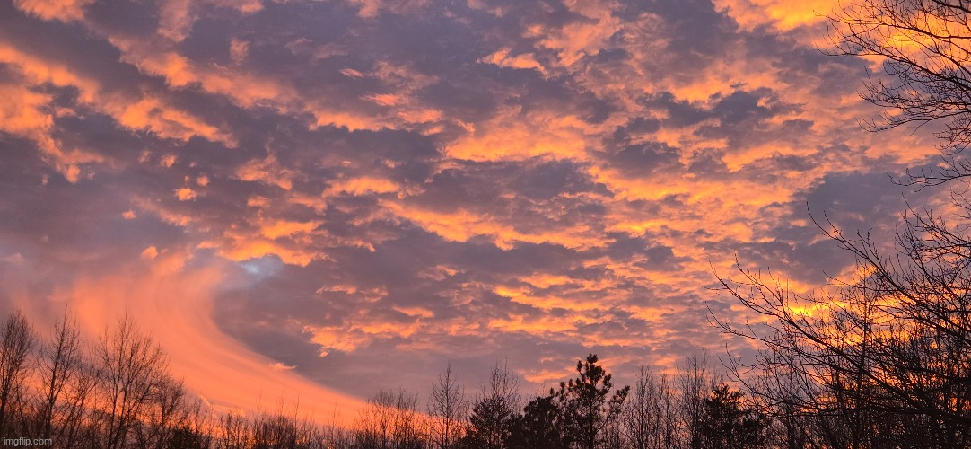 We had a PINK fire sky at my house yesterday :D | made w/ Imgflip meme maker