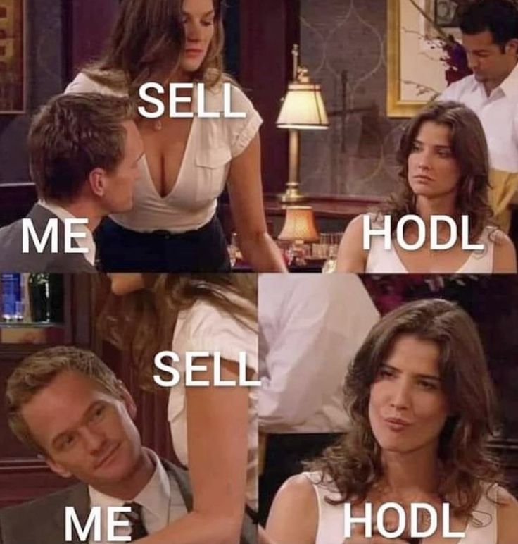 Me Vs hodl Blank Meme Template