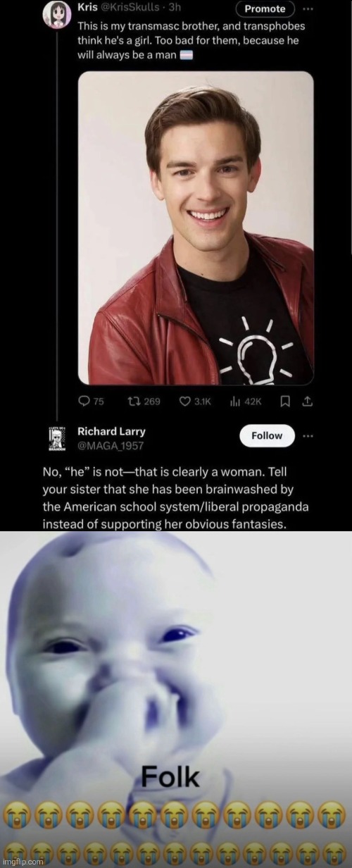 image tagged in ai baby folk meme | made w/ Imgflip meme maker