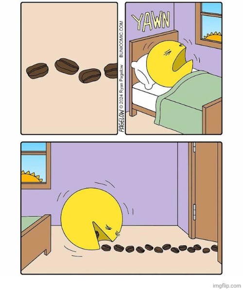 Bro is NOT Pac-Man | image tagged in pacman,bed,comics,comics/cartoons,pac-man,pac man | made w/ Imgflip meme maker