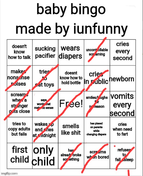 requested by Quentin_2026 | image tagged in baby bingo | made w/ Imgflip meme maker