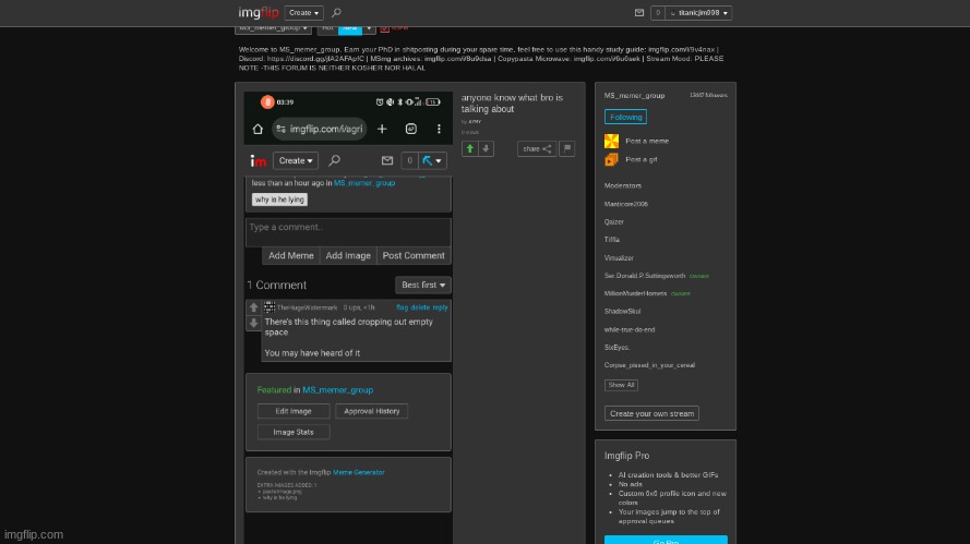 yo what's cropping | made w/ Imgflip meme maker