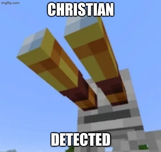 PhoenixSC skeleton | CHRISTIAN DETECTED | image tagged in phoenixsc skeleton | made w/ Imgflip meme maker