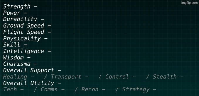Scale your ocs using the same scale I scale the Pantheon off of | made w/ Imgflip meme maker