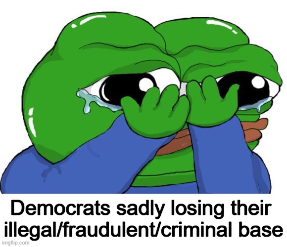 Tearful, Crying Democrats | Democrats sadly losing their 
illegal/fraudulent/criminal base | image tagged in tears,democrats,crying democrats,tearful,illegal aliens,upside-down | made w/ Imgflip meme maker