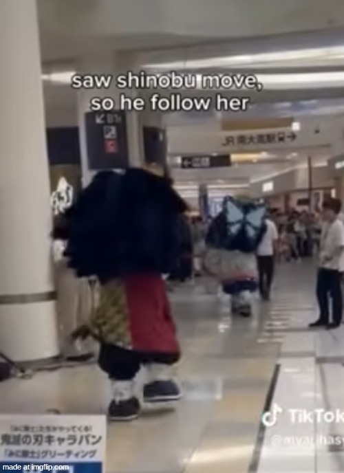 AWHHHH | image tagged in demon slayer,memes,idk | made w/ Imgflip meme maker