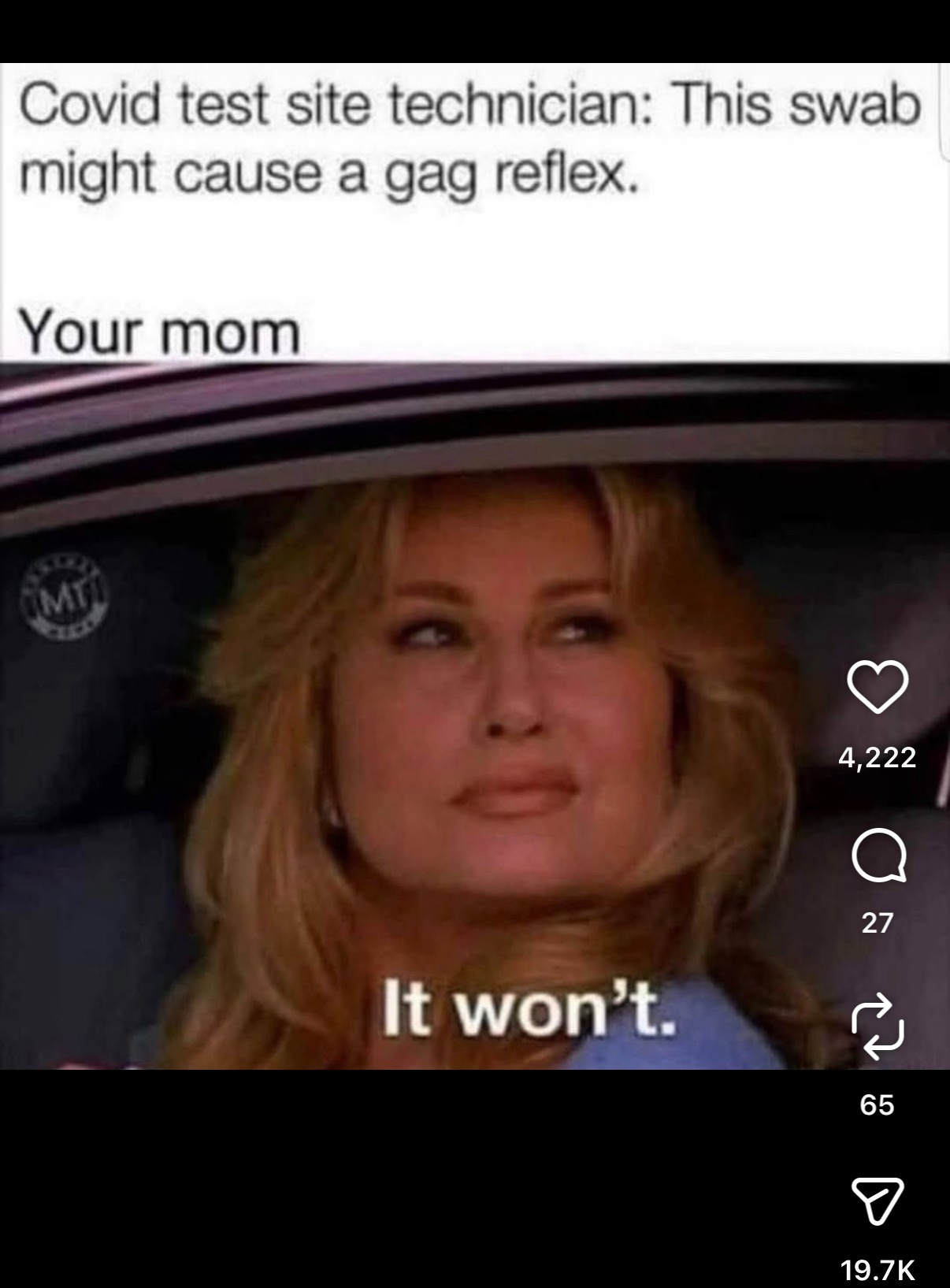 Covid Test Blank Meme Template