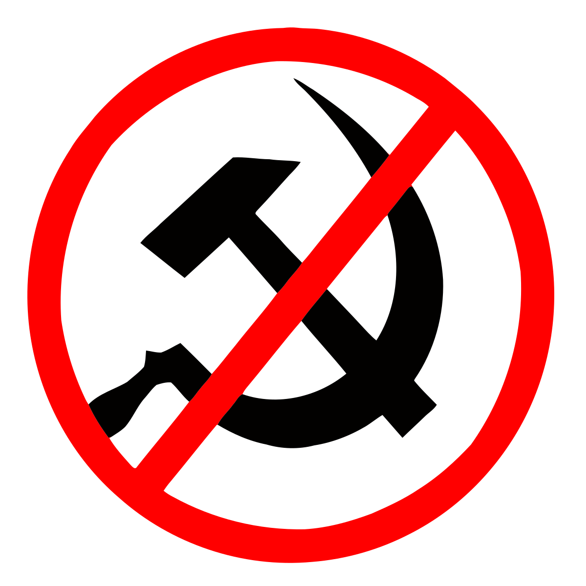 anti communist transparent symbol Blank Meme Template