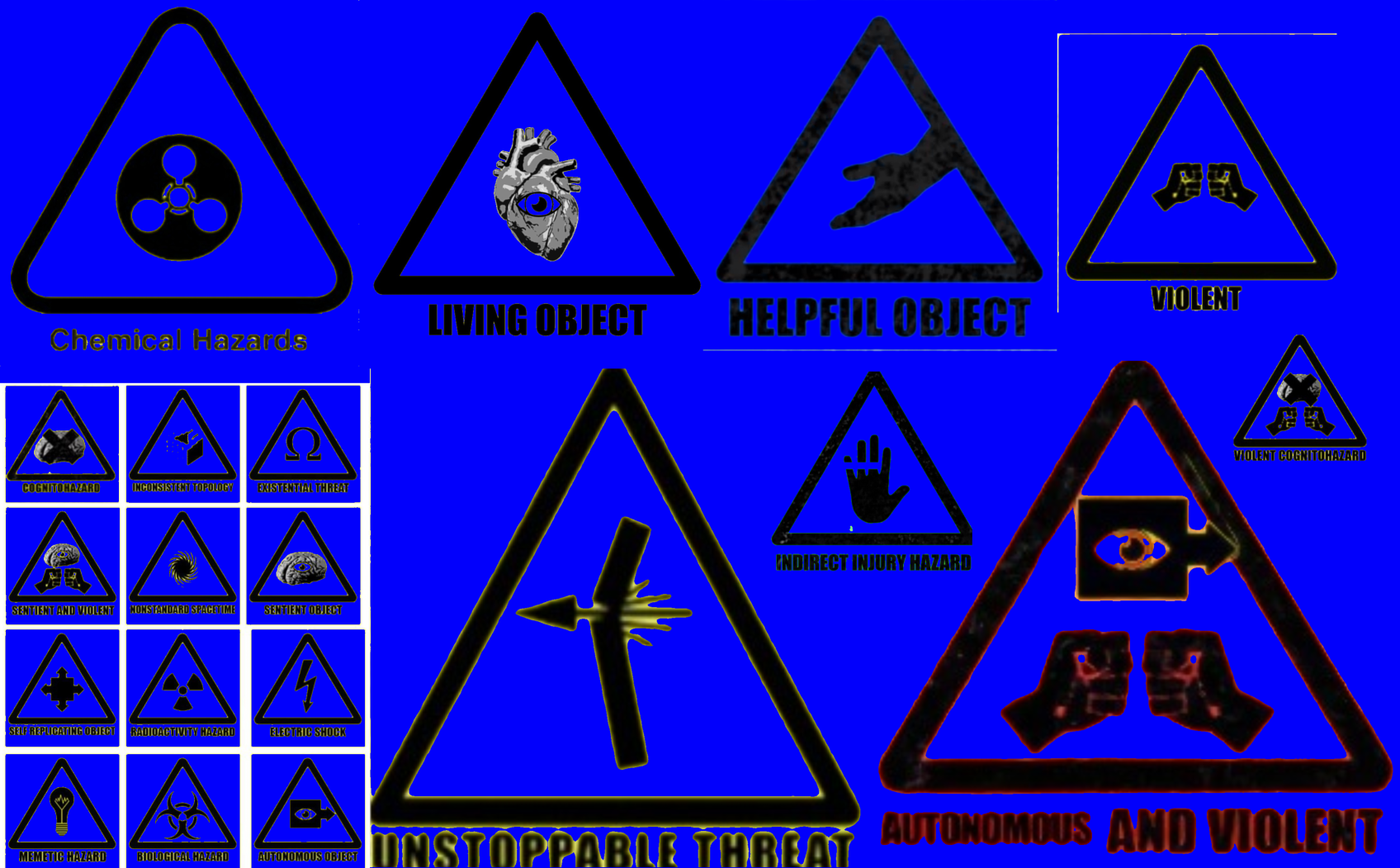 SCP APOLLYON WARNING Blank Meme Template