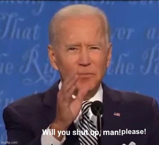 please! | image tagged in will you shut up man | made w/ Imgflip meme maker