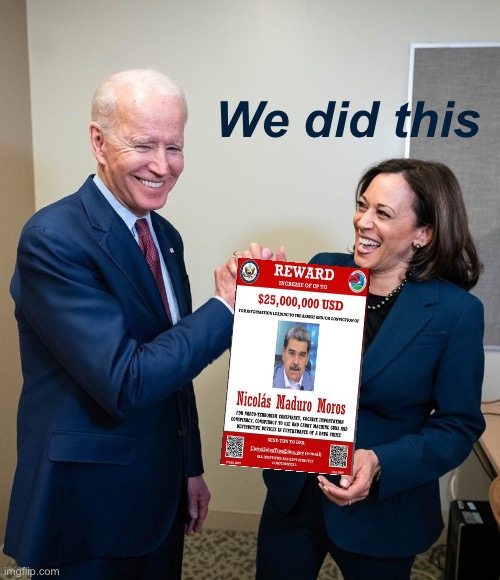 I guess it was just symbolic | We did this | image tagged in biden harris,politics lol,memes,derp | made w/ Imgflip meme maker