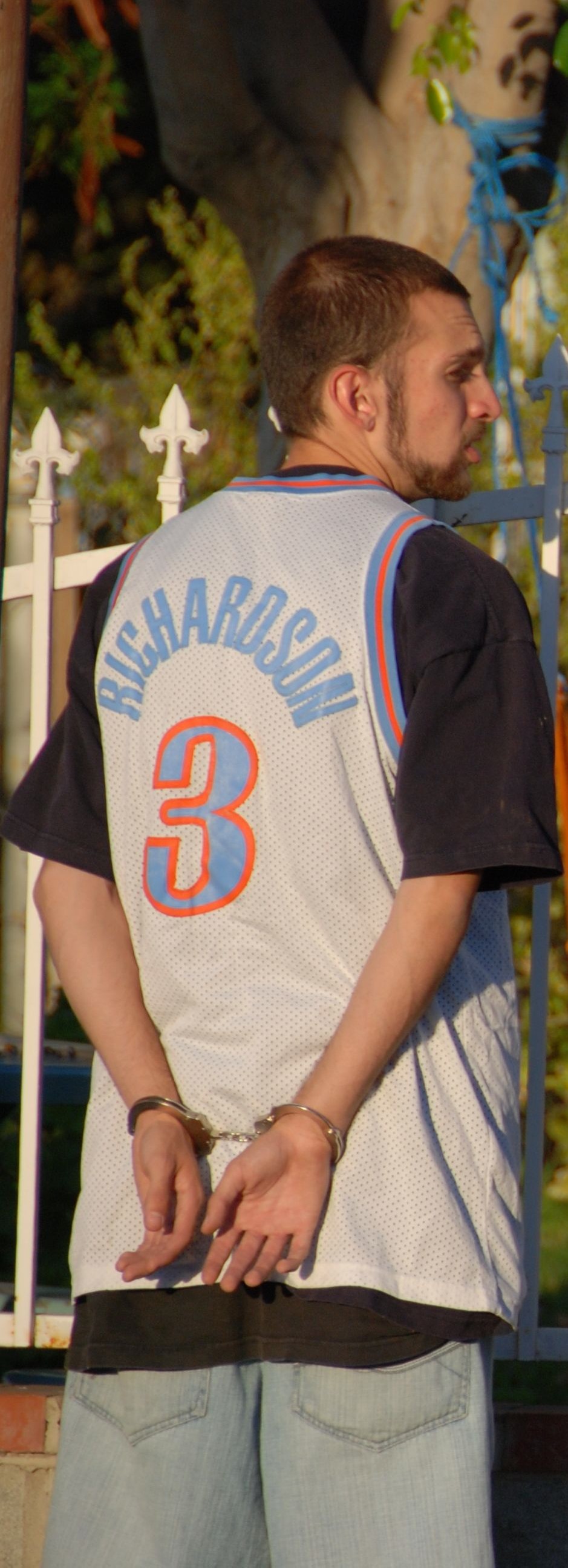 arrested gang member Blank Meme Template