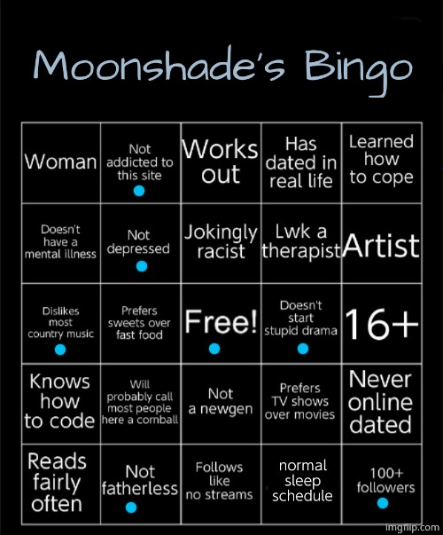 Moonshade's Bingo 2025 | image tagged in moonshade's bingo 2025 | made w/ Imgflip meme maker