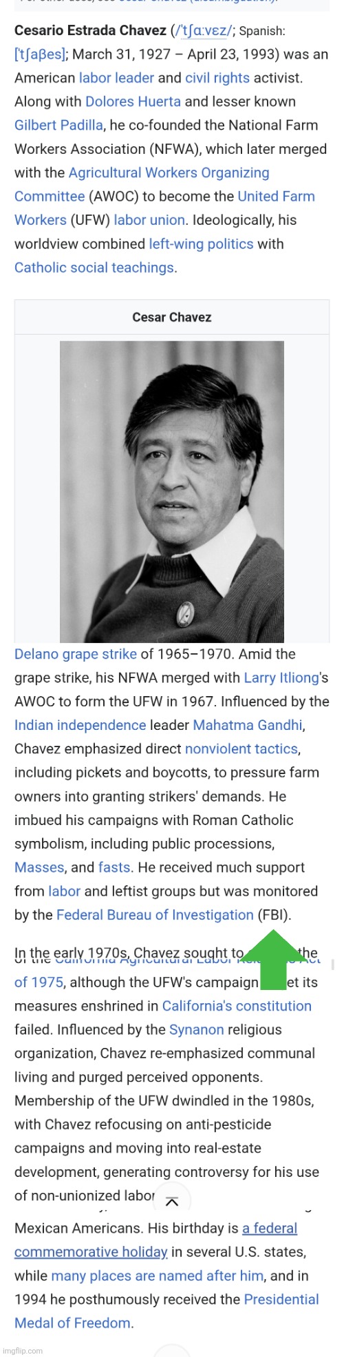 The other Chavez deepstate wanted silenced | image tagged in pesticide | made w/ Imgflip meme maker