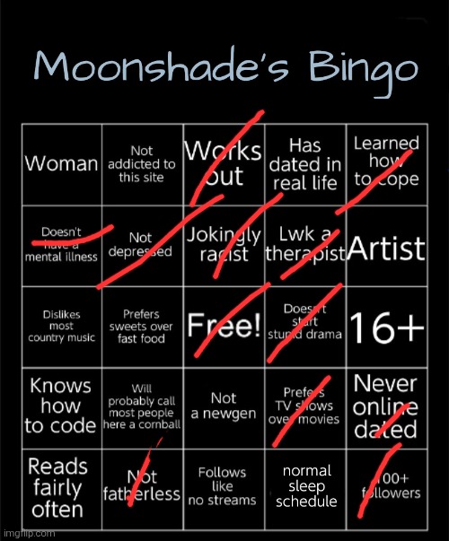 Moonshade's Bingo 2025 | image tagged in moonshade's bingo 2025 | made w/ Imgflip meme maker