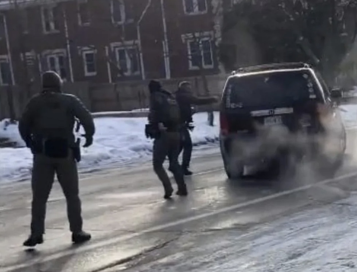 minneapolis ice shooting angle Blank Meme Template