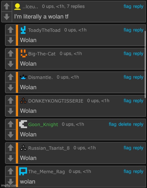 Wolan | image tagged in wolan | made w/ Imgflip meme maker