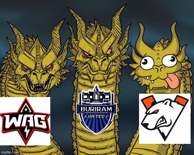 Three-headed Dragon | image tagged in three-headed dragon | made w/ Imgflip meme maker