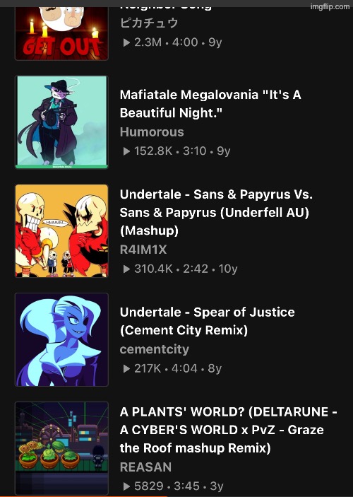 Playlist looking good for me :) | made w/ Imgflip meme maker