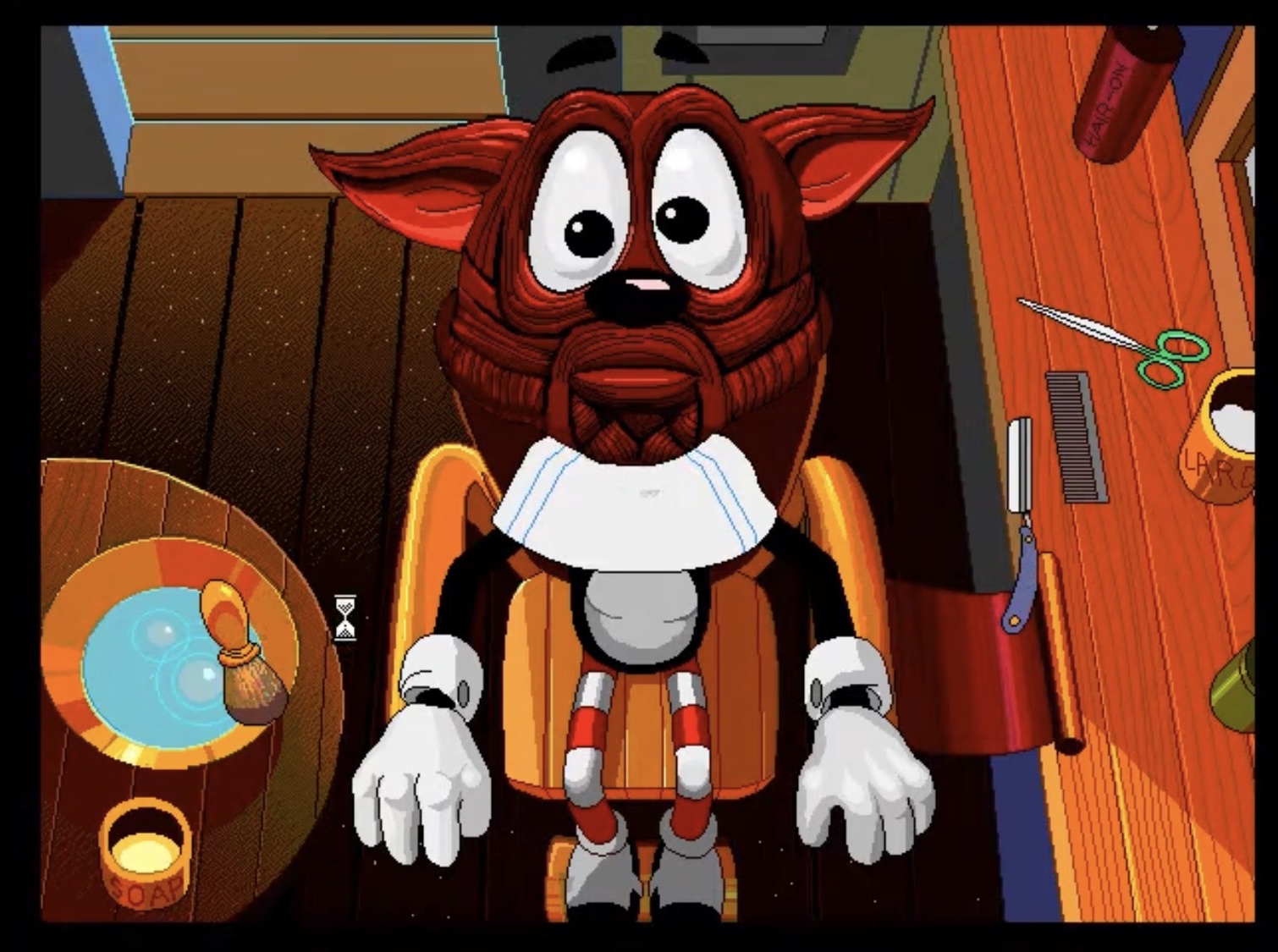 Barber shop nightmare Blank Meme Template