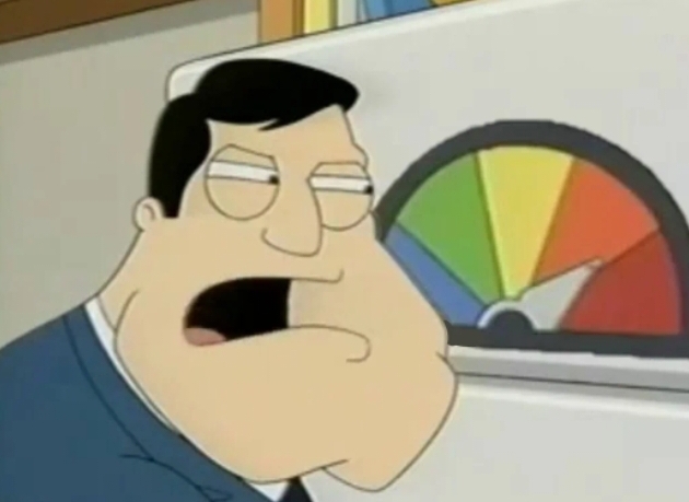 Stan staring at a meter Blank Meme Template