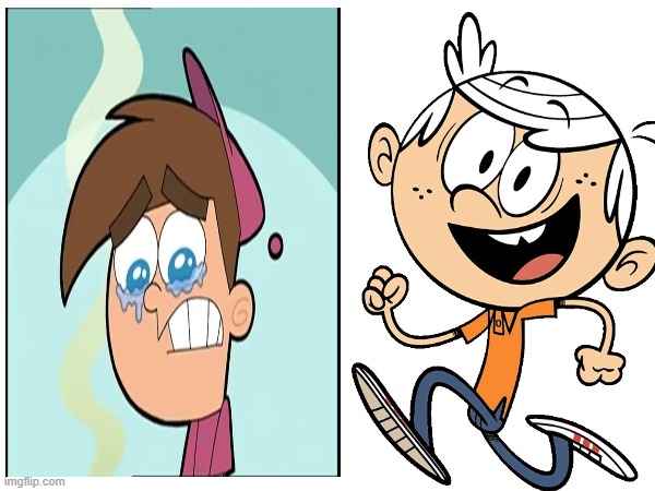 the virgin timmy vs the chad lincoln loud timmy:who are you lincoln loud: I am you but better | image tagged in virgin vs chad,death battle | made w/ Imgflip meme maker