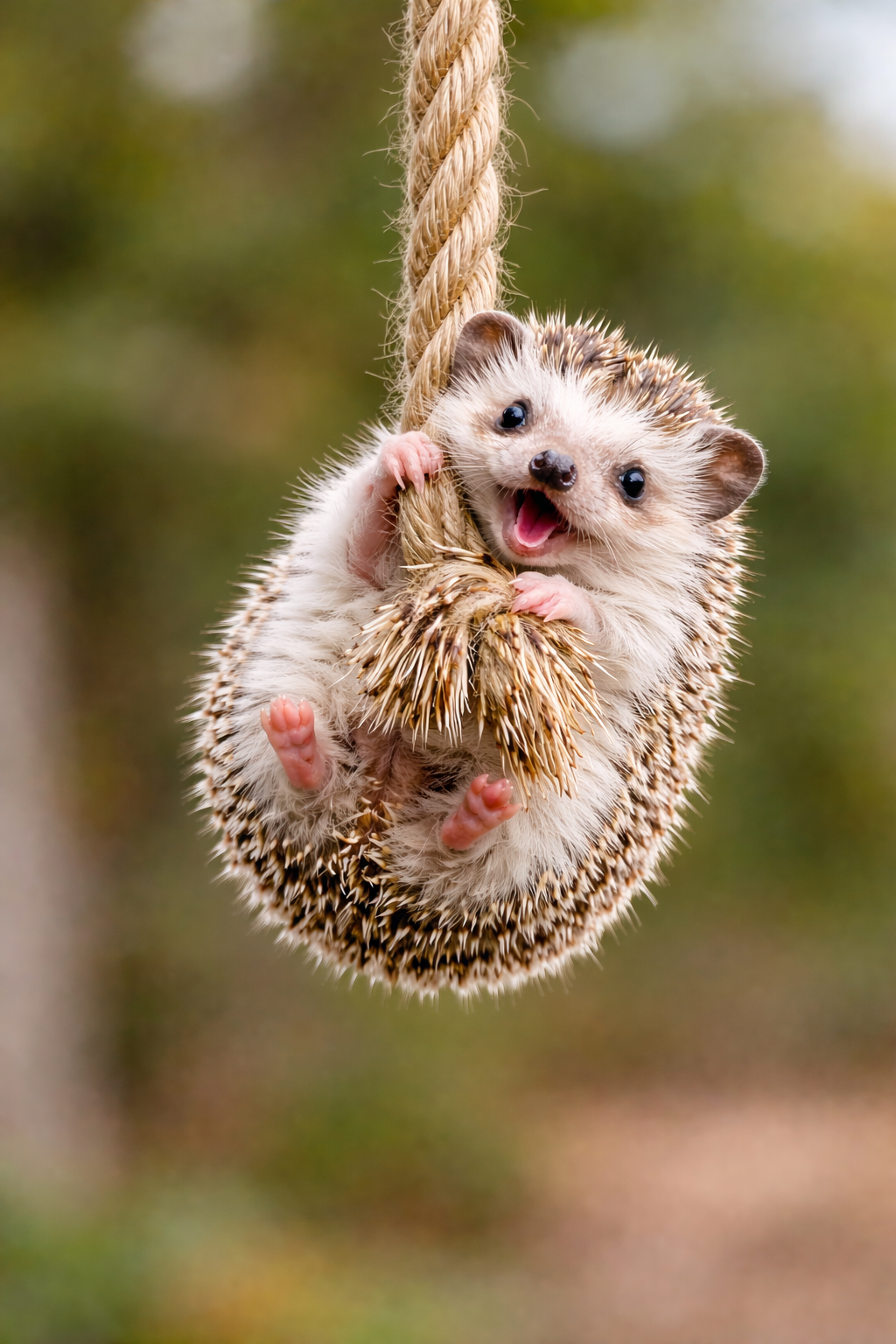 Hanging Hedgehog Blank Meme Template