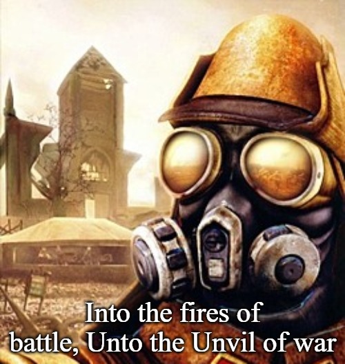 Slavic Iron Storm | Into the fires of battle, Unto the Unvil of war | image tagged in slavic iron storm,slavic-american war,slavic battle | made w/ Imgflip meme maker