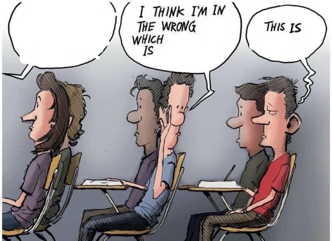 I think I'm in the wrong Blank Meme Template