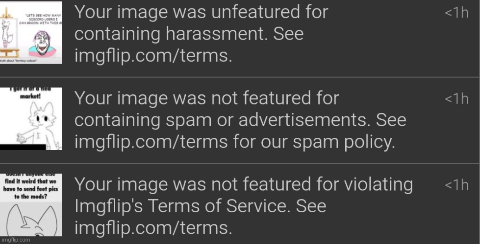 Mod abuse: | made w/ Imgflip meme maker