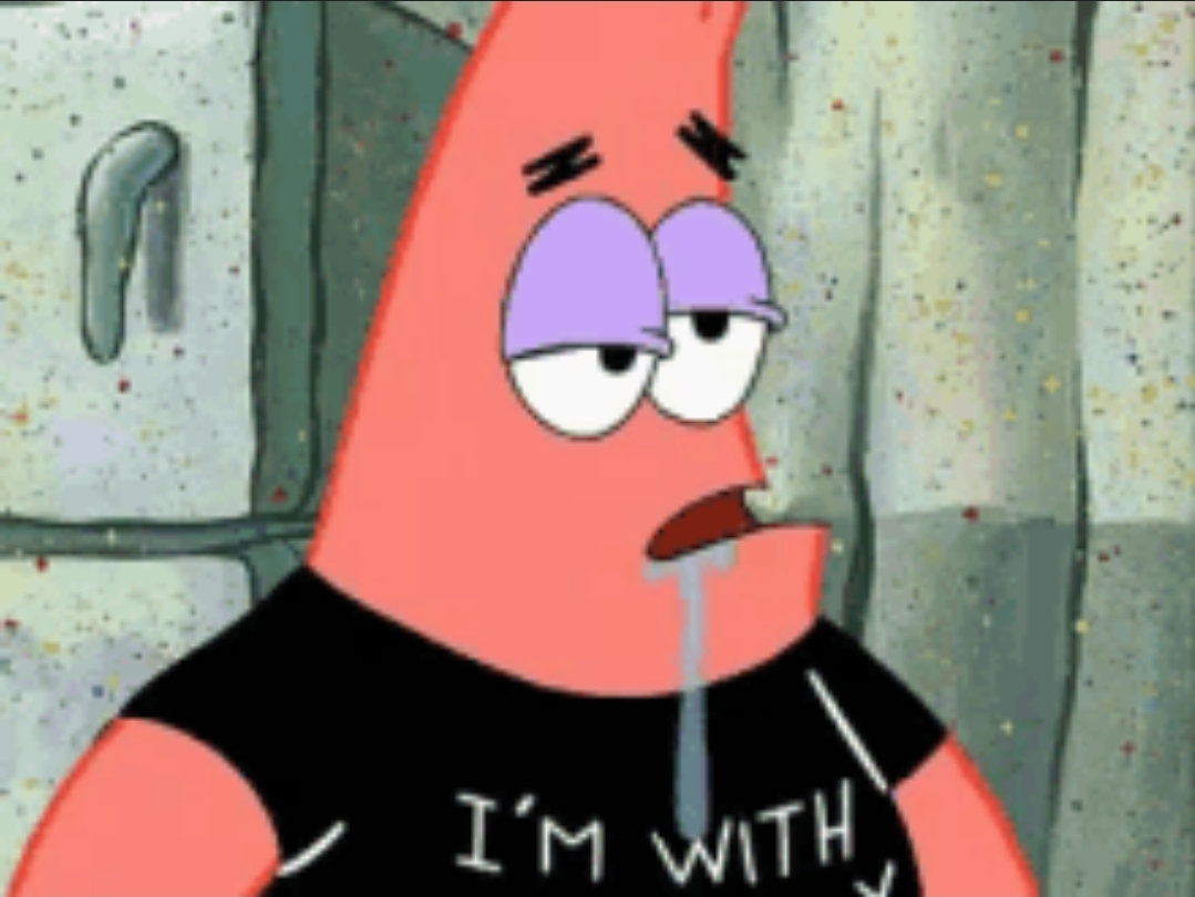 Patrick_ drool Blank Meme Template