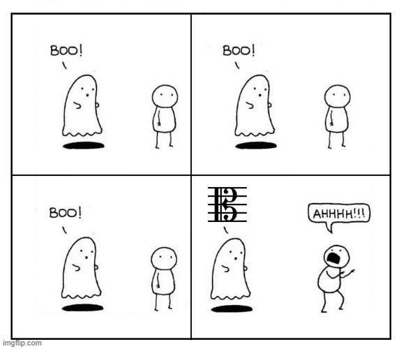 Scary Note | image tagged in music | made w/ Imgflip meme maker