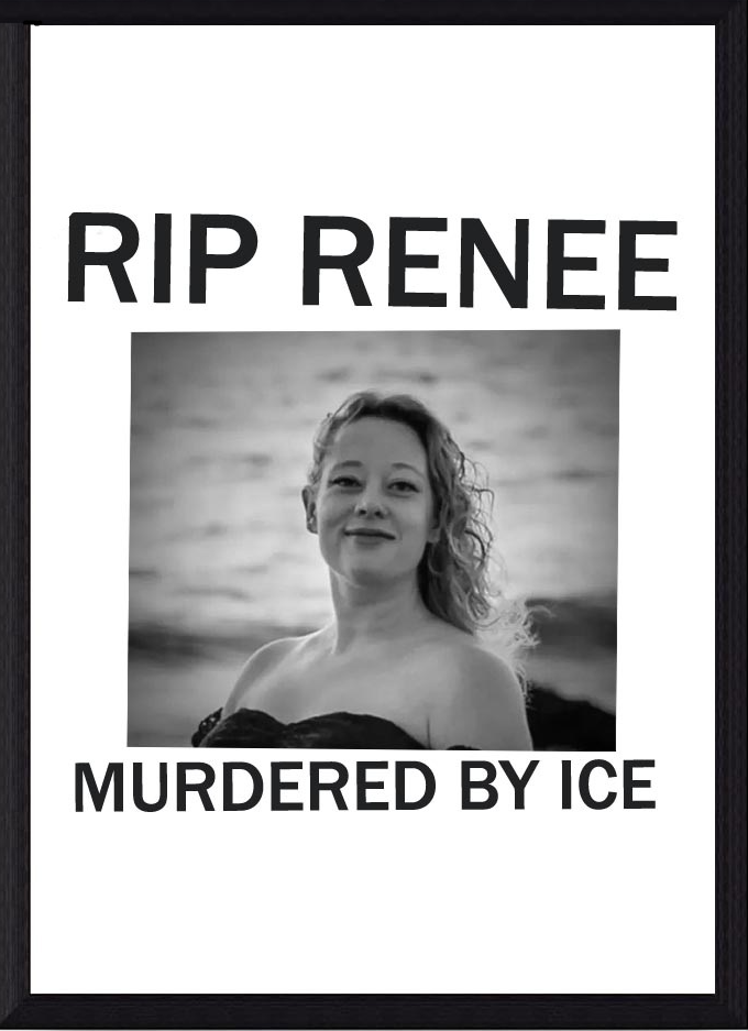 RIP RENEE - Murdered by ICE Trump MAGA Blank Meme Template