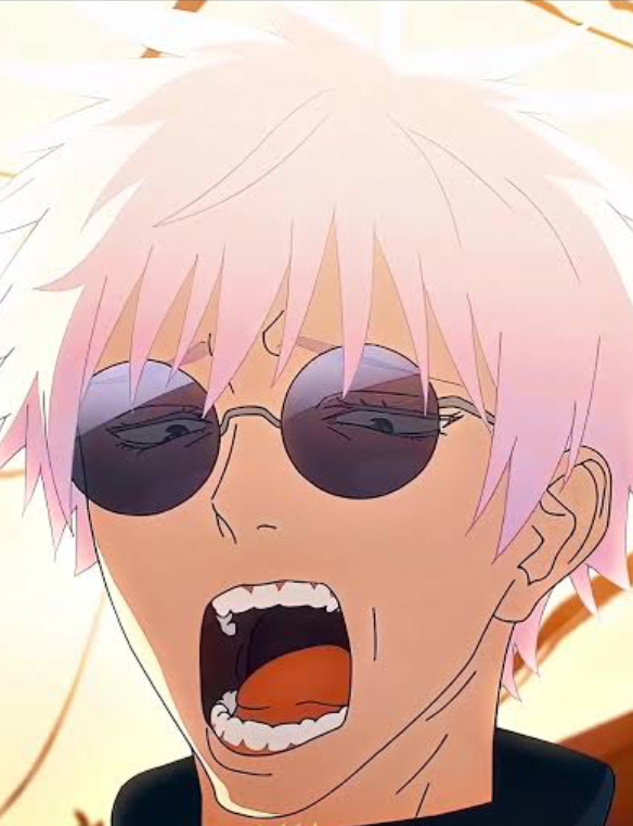 Gojo sybau Blank Meme Template