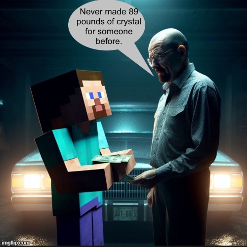 When Waltuh plays Minecraft | image tagged in when waltuh plays minecraft | made w/ Imgflip meme maker