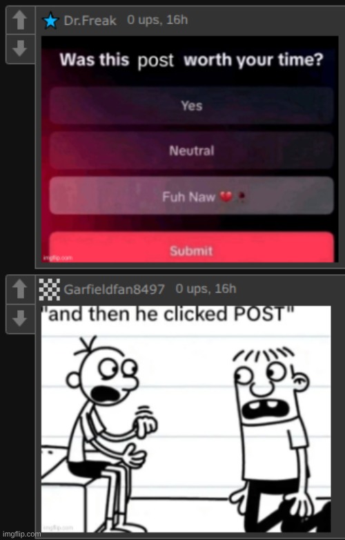 toady and garfieldfan agreement spotted in the wild | made w/ Imgflip meme maker