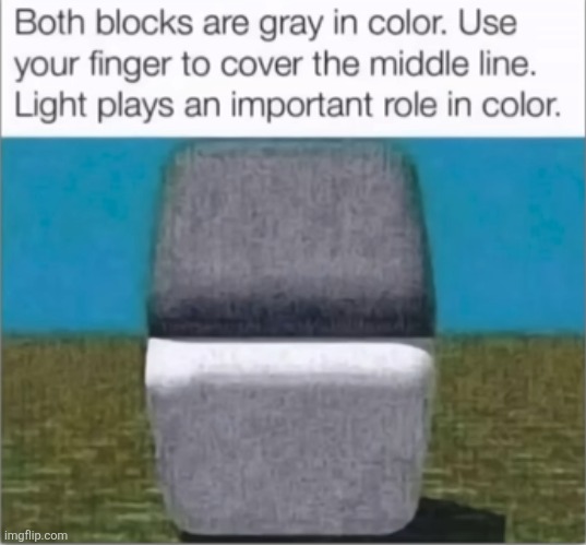 This is crazy | image tagged in crazy,optical illusion,colors,grey,wow,finger | made w/ Imgflip meme maker