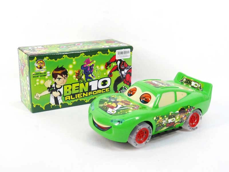 Funny Car Lightning McQueen Ben 10 Bump and Go Toys Blank Meme Template