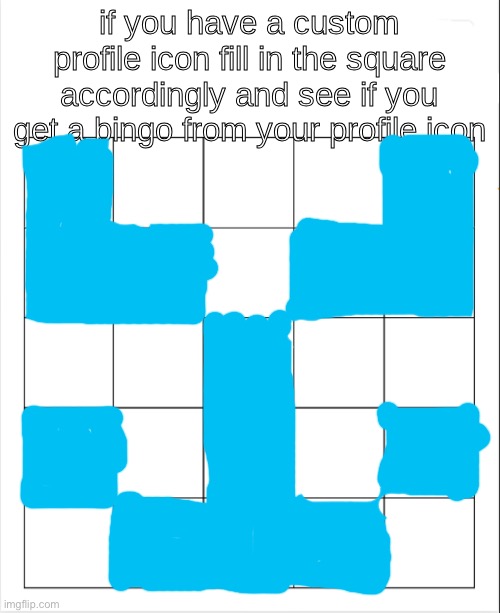 profile icon bingo | image tagged in profile icon bingo | made w/ Imgflip meme maker
