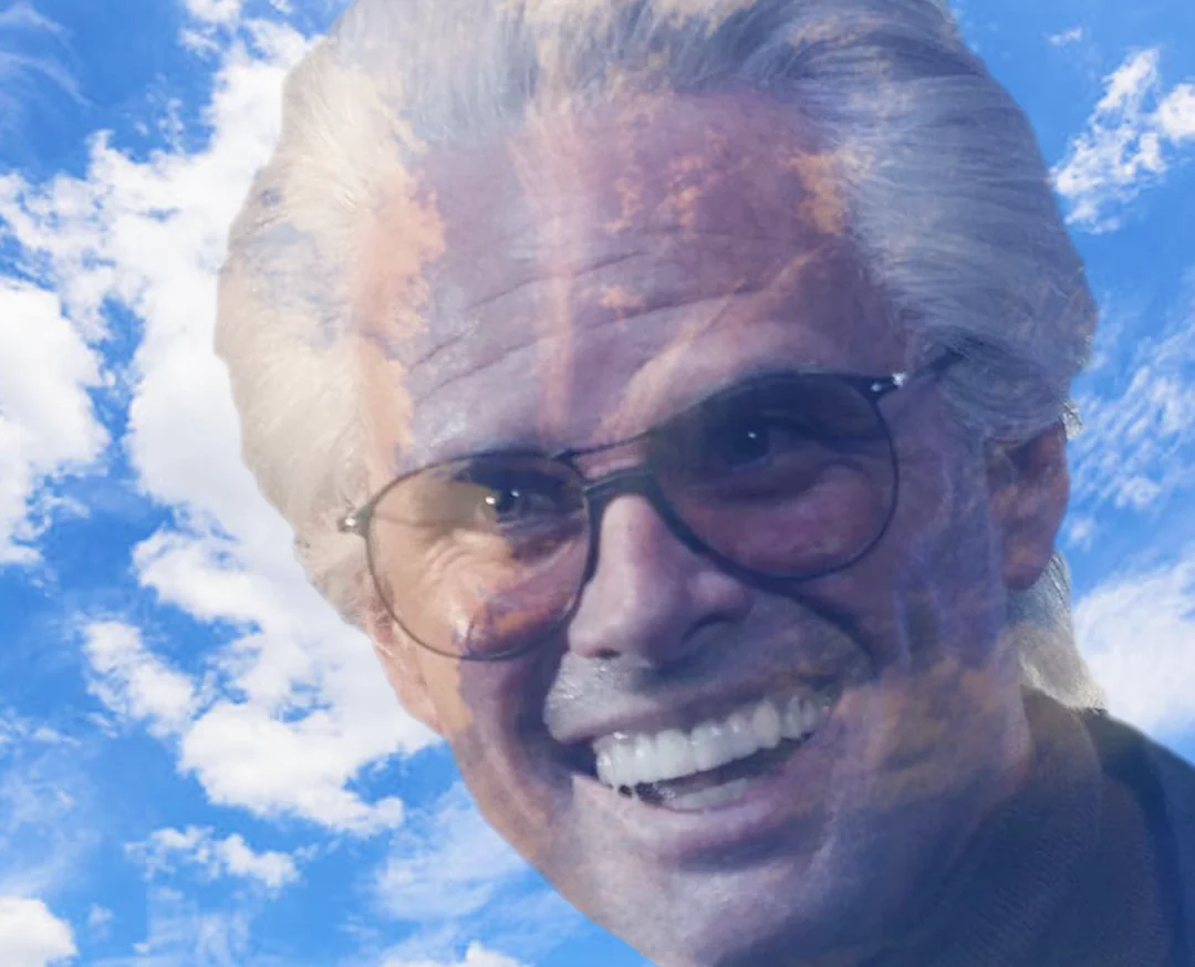 High Quality Grandpa in Heaven Blank Meme Template