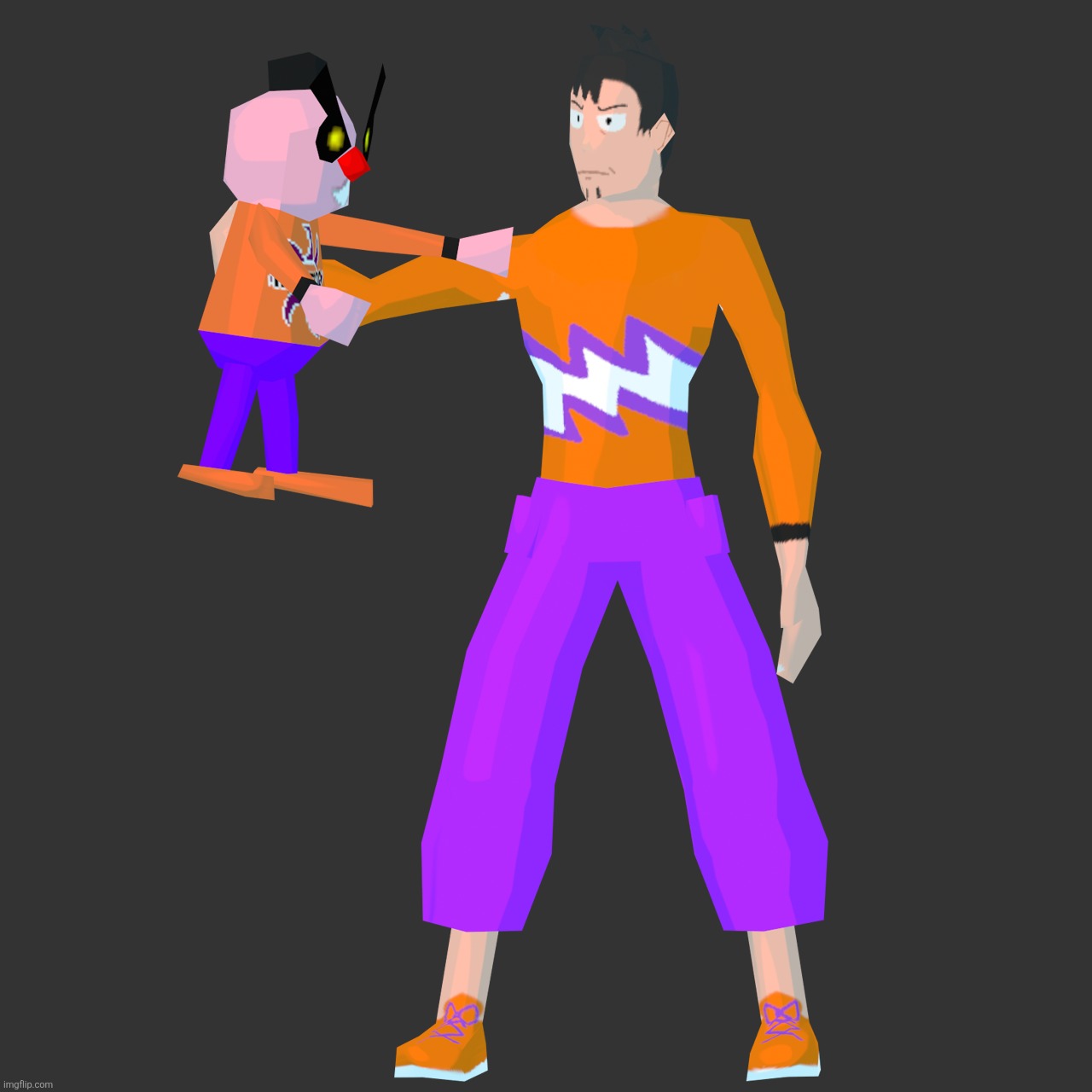 British man holds "the creature" | made w/ Imgflip meme maker