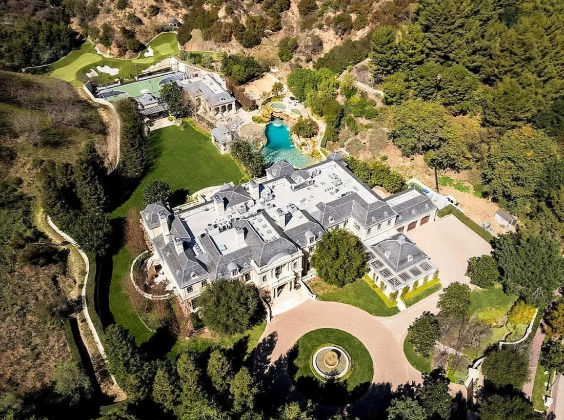 North Beverly Park Estate Owned by Paris Hilton Blank Meme Template